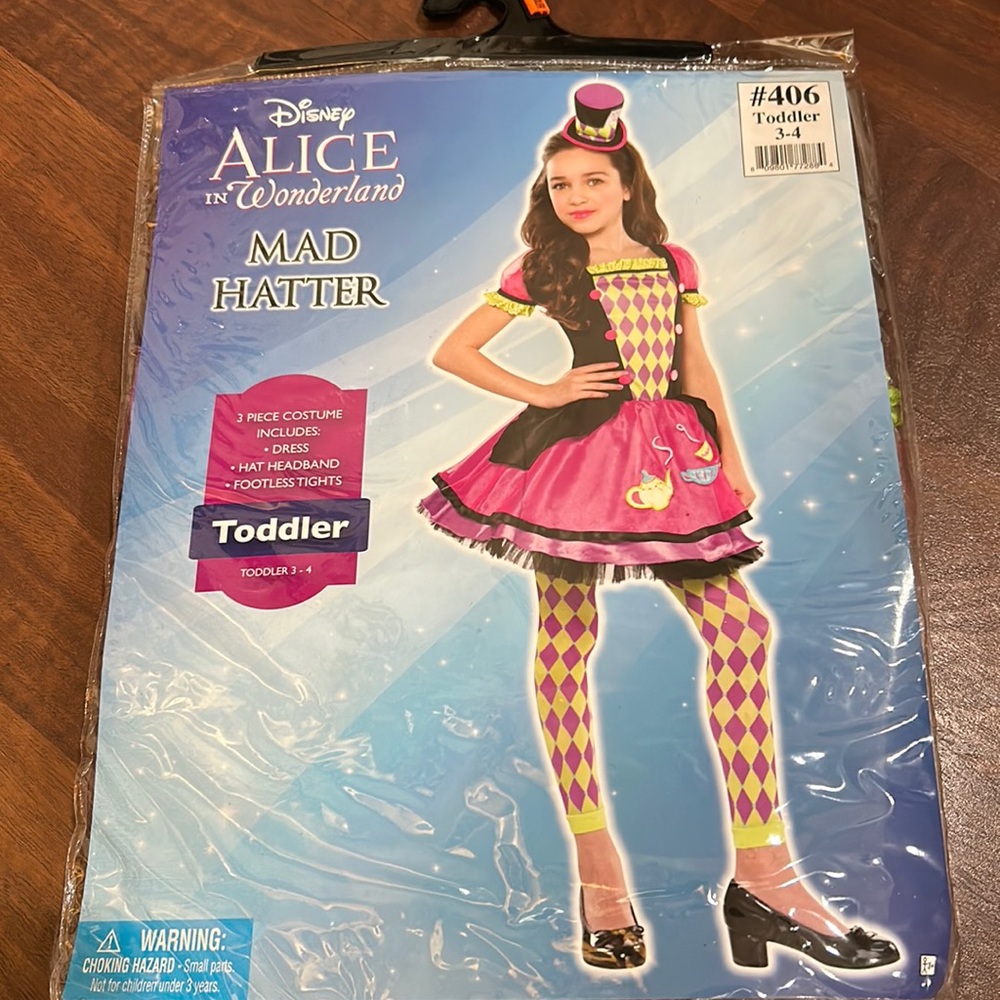 Alice in Wonderland Mad Hatter Toddler Costume